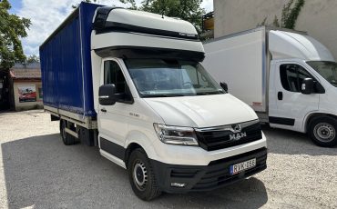 Ponyvás MAN TGE 180 LE 25m3